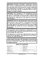 Preview for 2 page of Design Dynamics HCA-18-RFN Owner'S Operation And Installation Manual