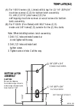 Preview for 6 page of Design Hardware F1000V Series Installation Instructions Manual