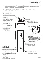 Preview for 7 page of Design Hardware F1000V Series Installation Instructions Manual