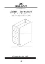 DESIGN HOUSE 562033 Assembly Instructions Manual предпросмотр