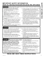 Preview for 4 page of Design CAFE CSB42 Owner'S Manual & Installation Instructions