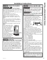 Preview for 24 page of Design CAFE CSB42 Owner'S Manual & Installation Instructions