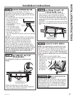 Preview for 26 page of Design CAFE CSB42 Owner'S Manual & Installation Instructions