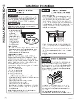 Preview for 27 page of Design CAFE CSB42 Owner'S Manual & Installation Instructions