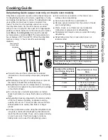 Предварительный просмотр 19 страницы Design CAFE CTD90DM Owner'S Manual