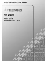 Preview for 1 page of Design MP 30 Installation & Operation Manual