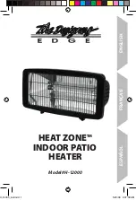 Designers Edge HEAT ZONE H-12000 Manual preview