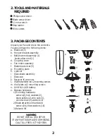 Предварительный просмотр 3 страницы Designers Fountain 52LA2L5-AVW Owner'S Manual