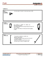 Предварительный просмотр 4 страницы Designplan FLAI Installation Instructions Manual