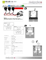 Preview for 2 page of Designplan ICE LED 1.0 Installation Instructions