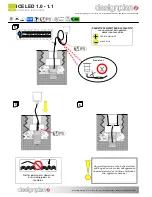 Preview for 3 page of Designplan ICE LED 1.0 Installation Instructions