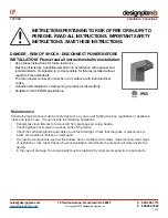 Designplan IF Installation Instructions предпросмотр