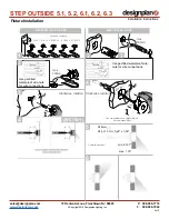 Предварительный просмотр 3 страницы Designplan STEP OUTSIDE 5.1 Installation Instructions