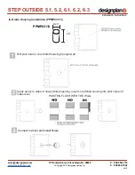 Предварительный просмотр 4 страницы Designplan STEP OUTSIDE 5.1 Installation Instructions