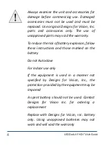 Предварительный просмотр 4 страницы Designs for Vision LED DayLite NanoCam HDi DVI-LEDSC User Manual