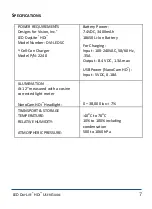 Предварительный просмотр 7 страницы Designs for Vision LED DayLite NanoCam HDi DVI-LEDSC User Manual