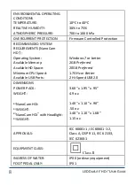 Предварительный просмотр 8 страницы Designs for Vision LED DayLite NanoCam HDi DVI-LEDSC User Manual