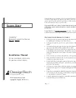 Preview for 1 page of DesignTech 29922 Installation Manual