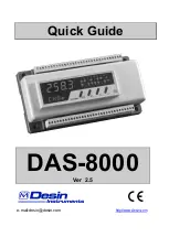 Desin Instruments DAS-8000 Quick Manual предпросмотр