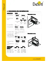 Preview for 5 page of Desisti BOTTICELLI 3120 Instruction Manual