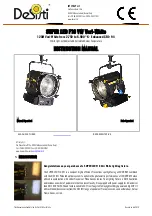 Desisti SUPER LED F10 VW Instruction Manual preview