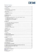 Предварительный просмотр 2 страницы Desmi ESLHT/-17 W180 Operation And Maintenance Instructions