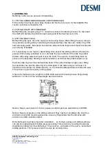 Предварительный просмотр 11 страницы Desmi ESLHT/-17 W180 Operation And Maintenance Instructions