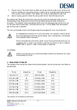 Предварительный просмотр 8 страницы Desmi Modular S N Monobloc Operation And Maintenance Instructions