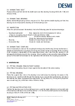 Предварительный просмотр 10 страницы Desmi Modular S N Monobloc Operation And Maintenance Instructions