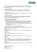 Предварительный просмотр 7 страницы Desmi MVA Series Operation And Maintenance Instructions