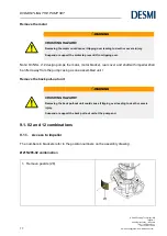 Предварительный просмотр 79 страницы Desmi NSL 100-215 Operation And Maintenance Instruction