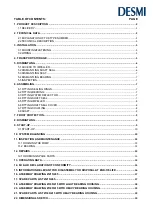 Предварительный просмотр 3 страницы Desmi NSLH Compact Spacer Operation And Maintenance Instructions