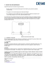 Предварительный просмотр 14 страницы Desmi NSLH Compact Spacer Operation And Maintenance Instructions