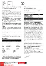 Preview for 4 page of Desoutter 2051474694 User Manual