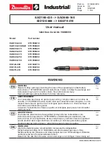 Desoutter EAD160-430 User Manual предпросмотр