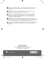 Preview for 16 page of DesQ 70245 Operation Instruction Manual