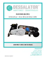 DESSALATOR DUO D60 Assembly And User'S Manual preview