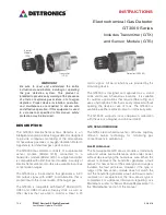 Preview for 3 page of Det-Tronics GT3000 Series Instructions Manual