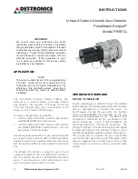 Preview for 3 page of Det-Tronics PointWatch Eclipse PIRECL Instructions Manual