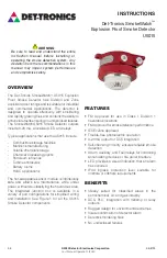 Предварительный просмотр 3 страницы Det-Tronics SmokeWatch U5015 Instructions Manual