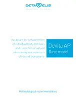 Предварительный просмотр 13 страницы Deta-Elis DeVita-AP User Manual