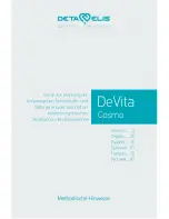 Deta-Elis DeVita-Cosmo User Manual предпросмотр