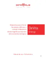 Preview for 23 page of Deta-Elis DeVita Energy User Manual