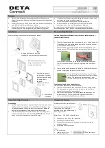 Preview for 1 page of Deta Connect 9521 Series Install Manual