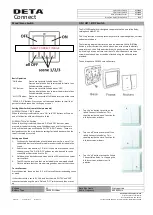 Preview for 2 page of Deta Connect 9521 Series Install Manual