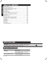 Preview for 2 page of DETAIL K2 HCC502A Owner'S Manual