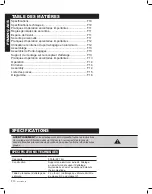 Preview for 10 page of DETAIL K2 HCC502A Owner'S Manual