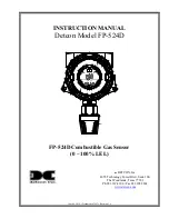 Предварительный просмотр 1 страницы Detcon FP-524D Instruction Manual