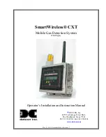 Preview for 1 page of Detcon SmartWireless CXT Operator'S Installation And Instruction Manual