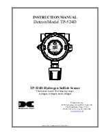 Preview for 1 page of Detcon TP-524D Instruction Manual